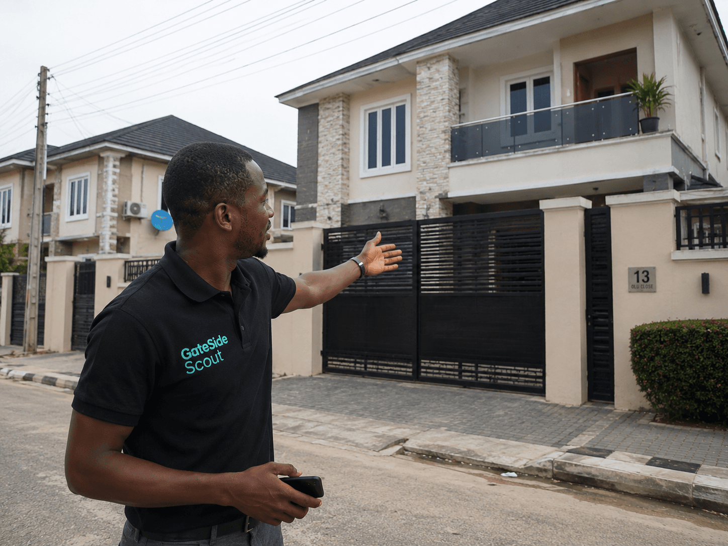 A GateSide Scout presenting a home in Lagos
